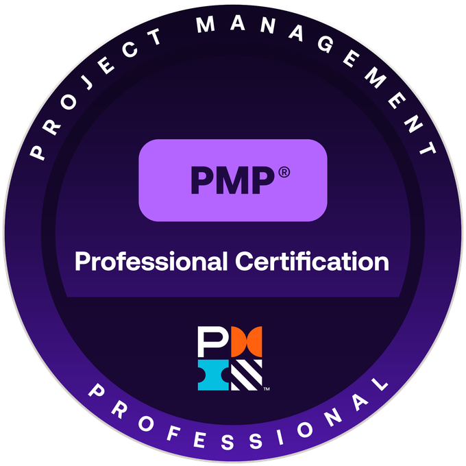 Project Management Professional PMP badge
