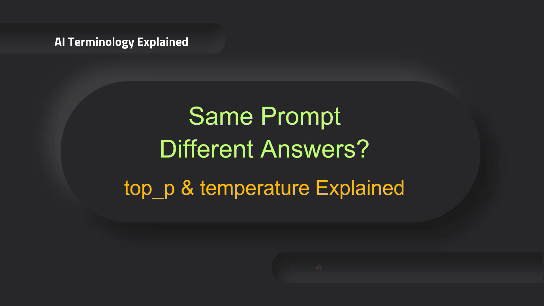 Same prompt different answers visual